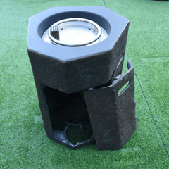Modeno Basalt Column Fire Pit - Propane Fuel - Pristine Home & Wellness