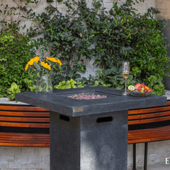 Elementi Montreal Fire Pit Bar Table - Propane Fuel - Pristine Home & Wellness