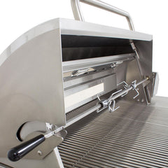 Profire PFDLXSM48RS-P Professional Deluxe Series Built-in 48" Propane Grill with Rotisserie, Double Side Burner and SearMagic Cooking Grids - Pristine Home & Wellness