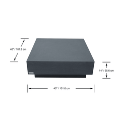 Elementi Home Tevere Square Coffee Table - Pristine Home & Wellness