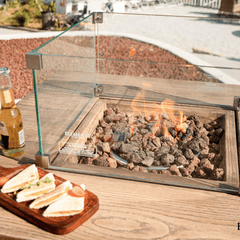Elementi Rova Fire Pit Bar Table - Propane Fuel - Pristine Home & Wellness