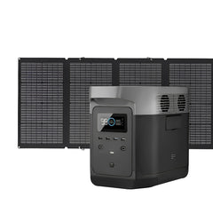 EcoFlow Delta 1000 Portable Power Station + 2 EcoFlow Foldable 220W Bifacial Solar Panel Bundle