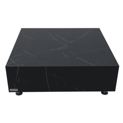 Elementi Home Sofia Medium Square Concrete Coffee Table - Pristine Home & Wellness