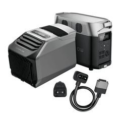 EcoFlow Wave 2 Portable AC with Heater + Delta Pro Portable Power Station + Delta Pro to Smart Generator Adapter + XT150 Cable Bundle