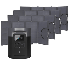 EcoFlow Delta Max 1600 Portable Power Station + 4 Foldable 160W Solar Panel Bundle - Pristine Home & Wellness