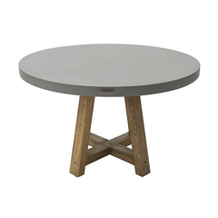 Elementi Home Space Gray Verona Round Dining Table - Pristine Home & Wellness