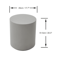 Elementi Home Rome Side Table - Pristine Home & Wellness