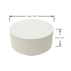 Elementi Home Rome Medium Round Coffee Table - Pristine Home & Wellness