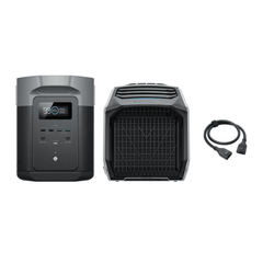 EcoFlow Wave 2 Portable AC with Heater + Delta 2 Max Portable Power Station + XT150 Cable Bundle