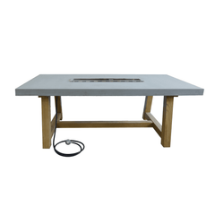 Elementi Sonoma Fire Pit Dining Table - Pristine Home & Wellness
