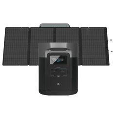 EcoFlow Delta Max 1600 Portable Power Station + Foldable 400W Solar Panel Bundle - Pristine Home & Wellness