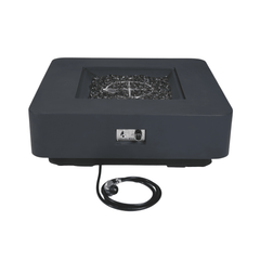 Elementi Plus Dark Gray Bergamo Fire Pit Table - Pristine Home & Wellness