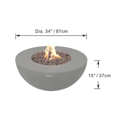 Modeno Roca Fire Pit Table - Pristine Home & Wellness
