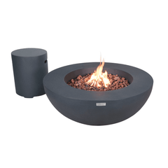 Elementi Lunar Bowl Fire Pit Table - Pristine Home & Wellness