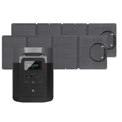 Ecoflow Delta Max 2000 Portable Power Station + 2 Foldable 110W Solar Panel Bundle - Pristine Home & Wellness
