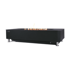 Elementi Plus Bulgaria Black Valencia Porcelain Fire Pit Table - Pristine Home & Wellness