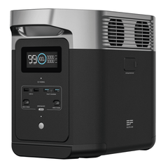 EcoFlow Wave 2 Portable AC with Heater + Delta 2 Portable Power Station + XT150 Cable Bundle