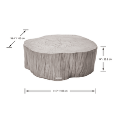 Elementi Home Daintree Large Concrete Coffee Table - Pristine Home & Wellness