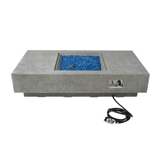 Elementi Plus Light Gray Monte Carlo Fire Pit Table - Pristine Home & Wellness
