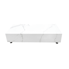 Elementi Home Sofia Rectangular Concrete Coffee Table - Pristine Home & Wellness
