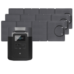 Ecoflow Delta Max 2000 Portable Power Station + 3 Foldable 110W Solar Panel Bundle - Pristine Home & Wellness