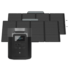 Ecoflow Delta Max 2000 Portable Power Station + 2 Foldable 400W Solar Panel Bundle - Pristine Home & Wellness