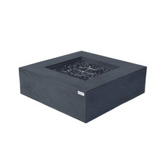 Elementi Plus Slate Black Roraima Sandstone Fire Pit Table - Pristine Home & Wellness