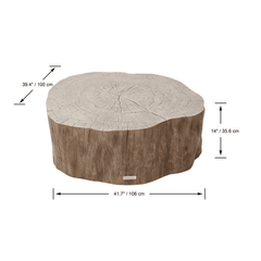 Elementi Home Daintree Large Concrete Coffee Table - Pristine Home & Wellness