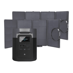 EcoFlow Delta Max 1600 Portable Power Station + 2 Foldable 160W Solar Panel Bundle - Pristine Home & Wellness