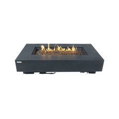Elementi Plus Dark Gray Positano Sandstone Fire Pit Table - Pristine Home & Wellness