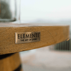 Elementi Redwood Lafite Barrel Fire Pit Table - Propane Fuel - Pristine Home & Wellness