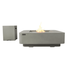 Elementi Plus Light Gray Lucerne Fire Pit Table - Pristine Home & Wellness