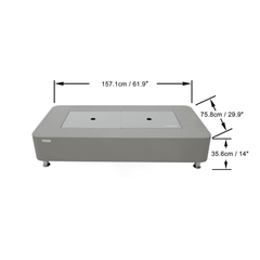 Elementi Sydney Fire Pit Table - Ethanol Fuel - Pristine Home & Wellness
