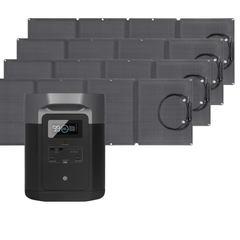 EcoFlow Delta Max 1600 Portable Power Station + 4 Foldable 110W Solar Panel Bundle - Pristine Home & Wellness