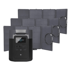EcoFlow Delta Max 1600 Portable Power Station + 3 Foldable 160W Solar Panel Bundle - Pristine Home & Wellness
