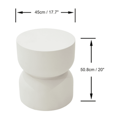 Elementi Home Choronos Side Table - Pristine Home & Wellness