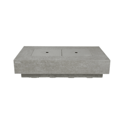 Elementi Plus Light Gray Riviera Sandstone Fire Pit Table - Pristine Home & Wellness