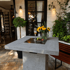 Elementi Montreal Fire Pit Bar Table - Propane Fuel - Pristine Home & Wellness
