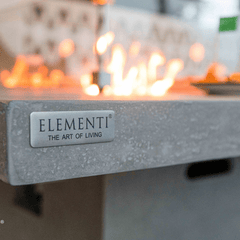 Elementi Birmingham Fire Pit Dining Table - Propane Fuel - Pristine Home & Wellness