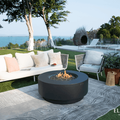 Elementi Plus Dark Gray Nimes Fire Pit Table - Pristine Home & Wellness