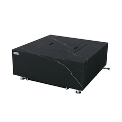 Elementi Plus Bulgaria Black Sofia Porcelain Fire Pit Table - Pristine Home & Wellness