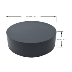 Elementi Home Rome Large Round Coffee Table - Pristine Home & Wellness