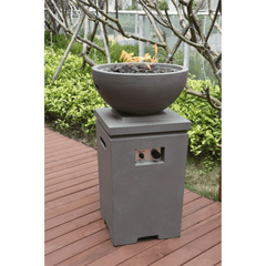 Modeno Exeter Fire Pit - Propane Fuel - Pristine Home & Wellness