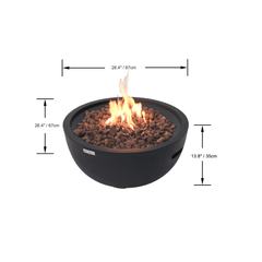 Modeno Jefferson Bowl Fire Pit Table - Pristine Home & Wellness