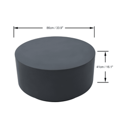 Elementi Home Rome Medium Round Coffee Table - Pristine Home & Wellness