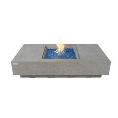 Elementi Plus Light Gray Monte Carlo Fire Pit Table - Pristine Home & Wellness