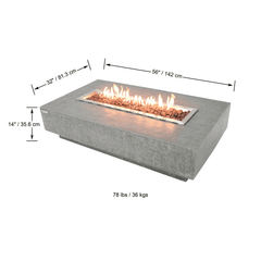 Elementi Hampton Fire Pit Table - Pristine Home & Wellness