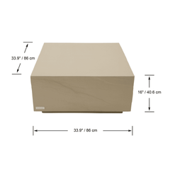 Elementi Home Colorado Medium Square Coffee Table - Pristine Home & Wellness