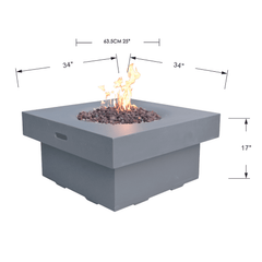 Modeno Branford Fire Pit Table - Pristine Home & Wellness