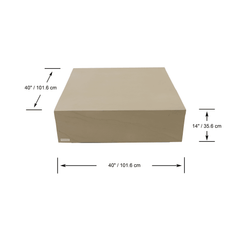Elementi Home Colorado Large Square Coffee Table - Pristine Home & Wellness